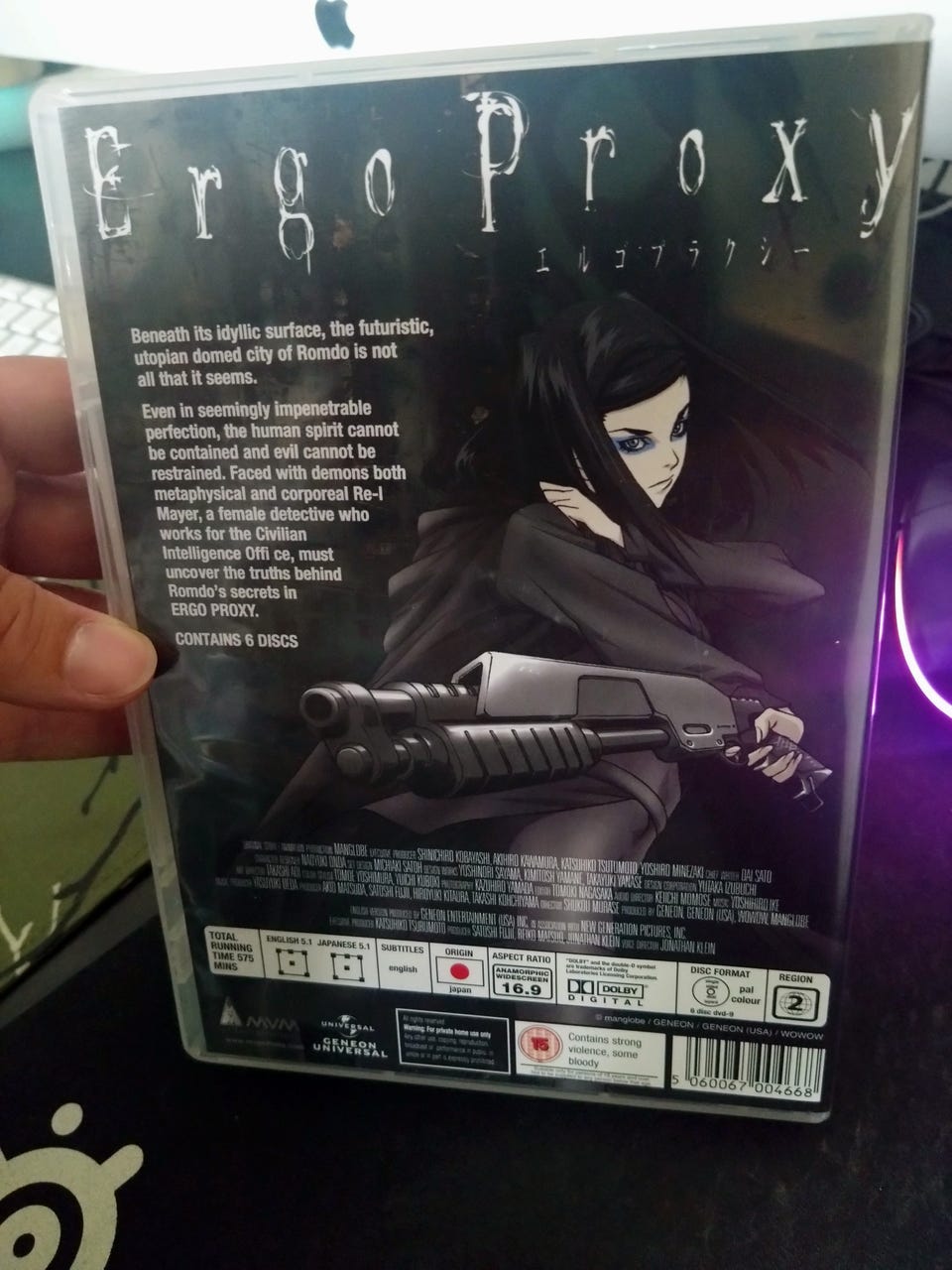Ergo Proxy コンプリート DVD-BOX （575分） アニメ [DVD] [Import] wyw801m Amazon.co.jp: Ergo Proxy コンプリート DVD-BOX （575分
