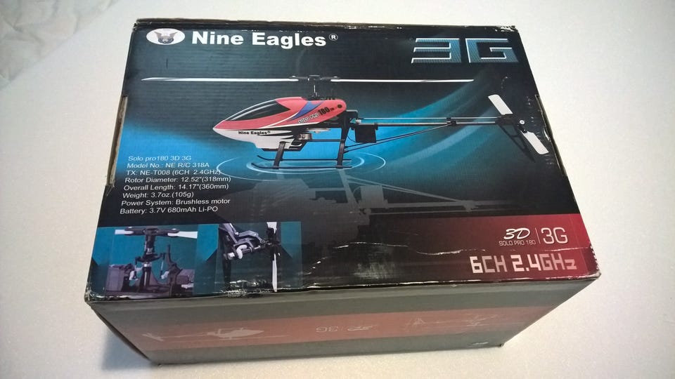 HiTEC ハイテック Nine Eagles SoloPro 180 3D 2.4GHz 6ch 小型電動3Dヘリコプター SOLO PRO 180 3D [ソロ