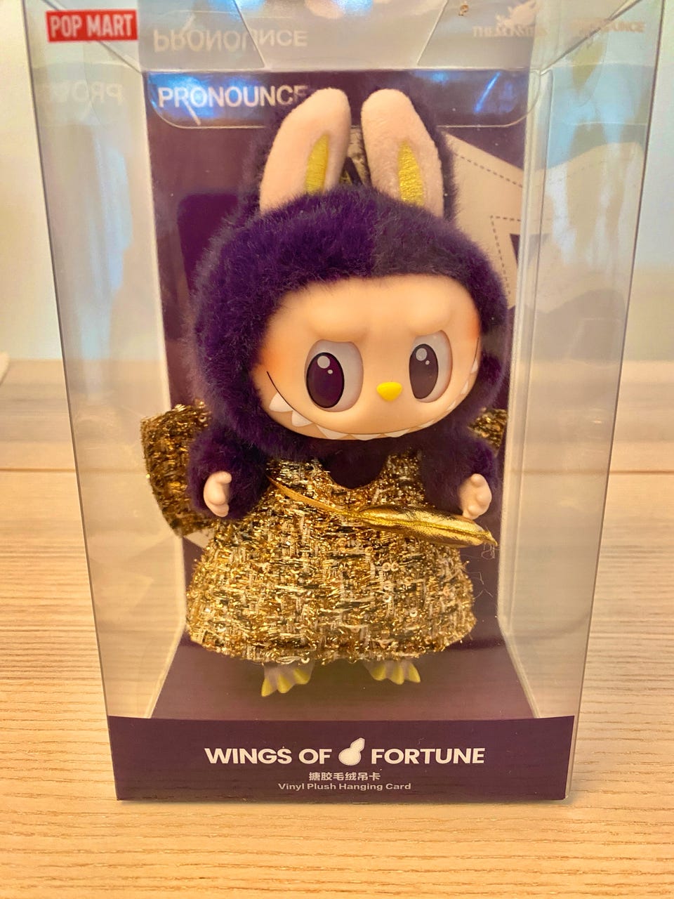 LABUBU WINGS OF FORTUNE 新品未開封 LABUBU × PRONOUNCE - WINGS OF FORTUNE Vinyl Plush Hanging