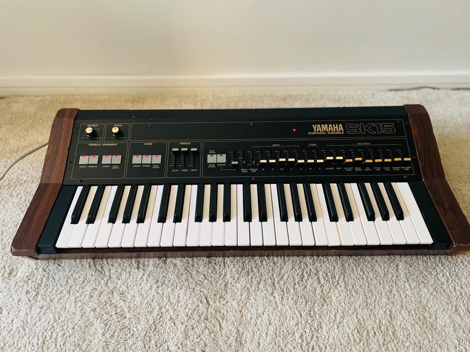 YAMAHA SK15 ヴィンテージポリフォニックシンセサイザー YAMAHA SK15 String Machine 1979 | HD DEMO - YouTube