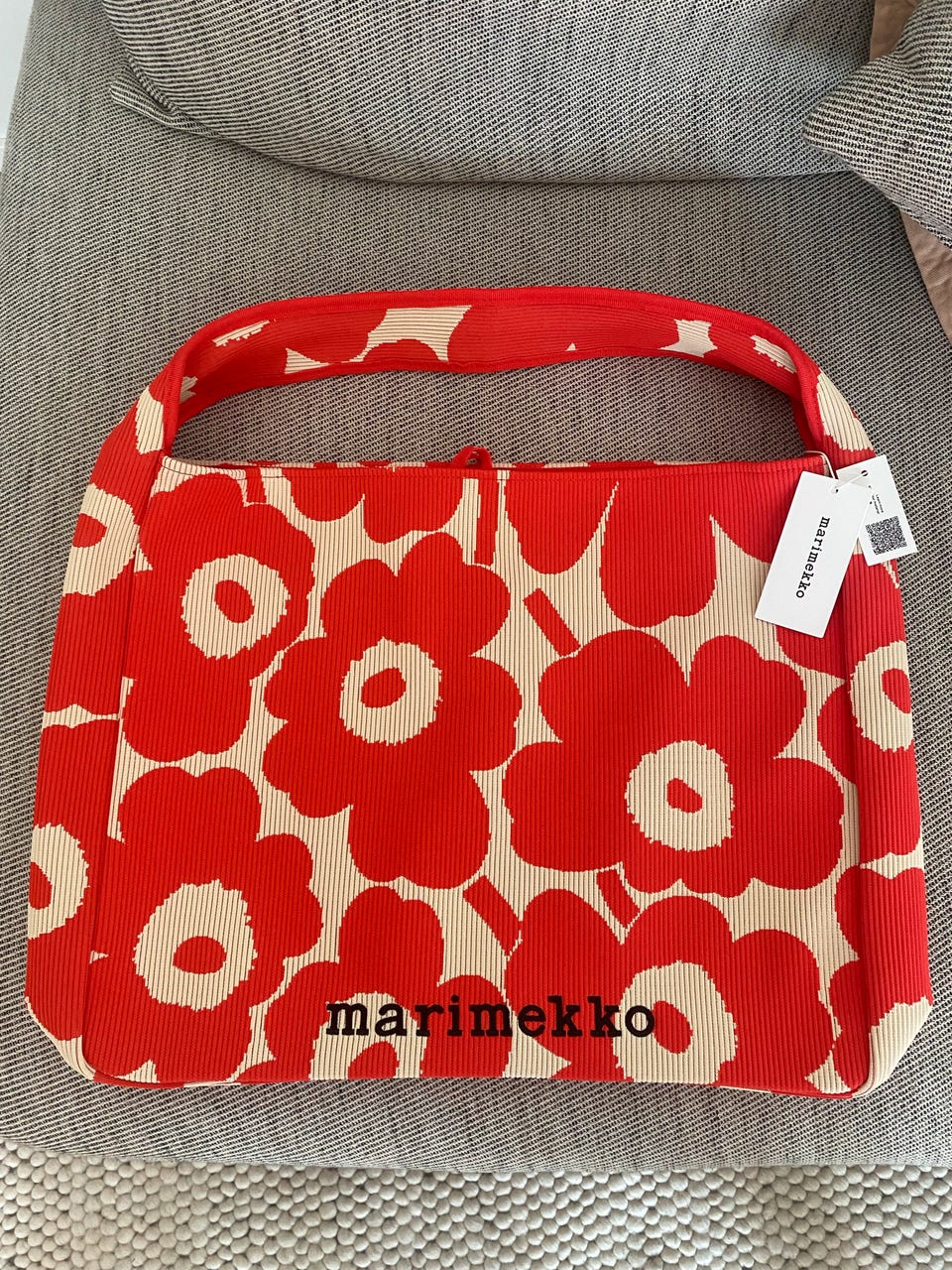 Marimekko knitted bag large unikko | Tori