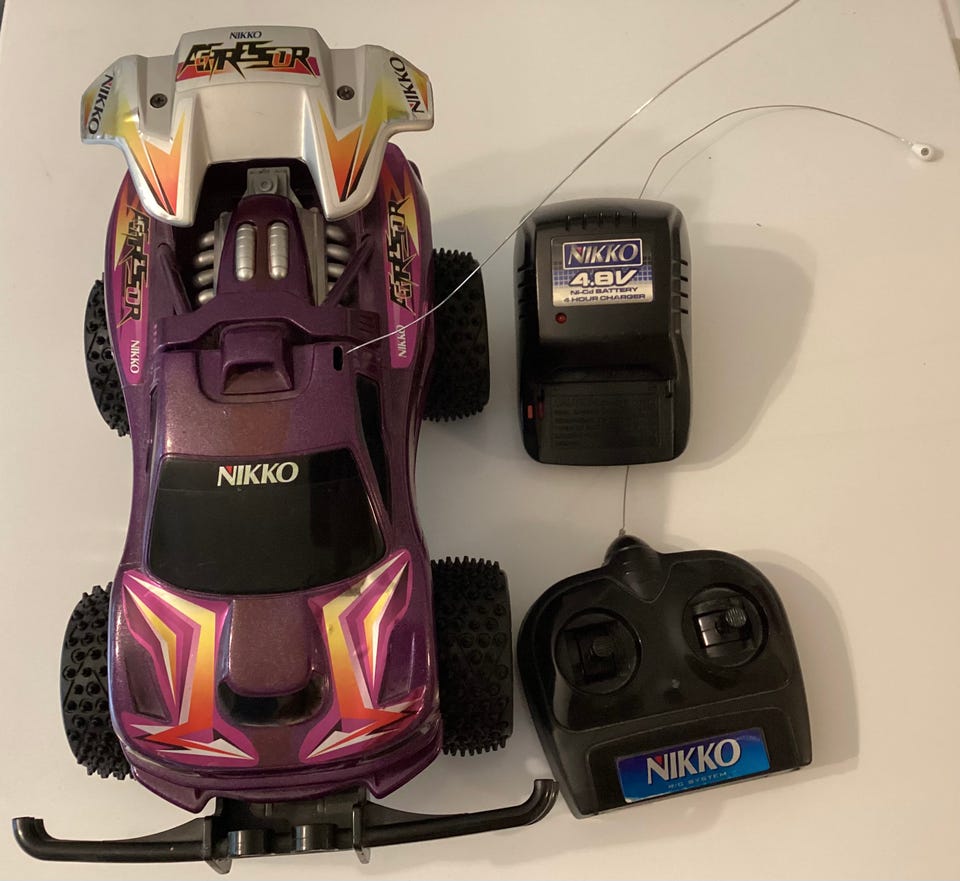 Nikko RC-auto, laturi ja ohjain Tori