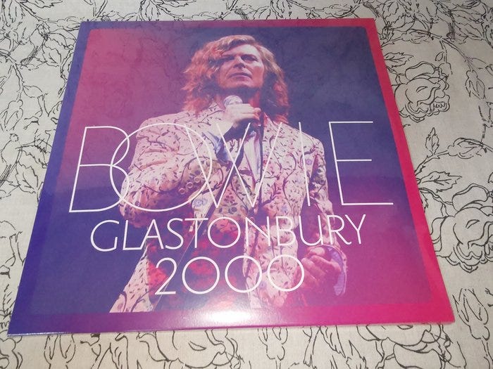 レア⭐︎Bowie Glastonbury 2000 デビットボウイレコード LP Amazon.com: Glastonbury 2000: CDs & Vinyl
