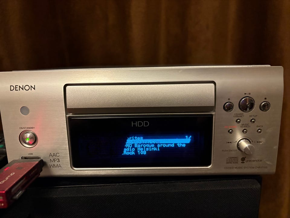 Denon CHR-F103 CD-levysoitin ilman kaukosäädintä | Tori
