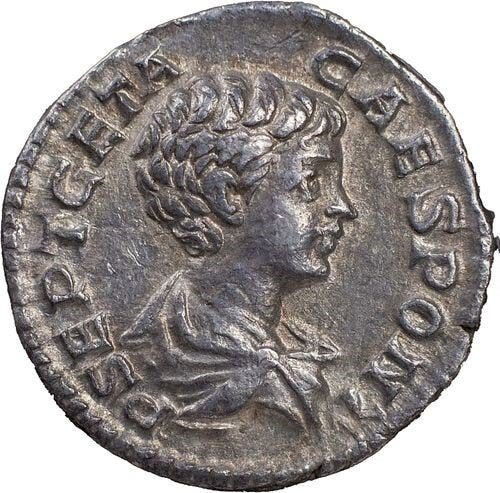 ローマ帝国　198-209　GETA, as Caesar　デナリウス貨@183 ローマ帝国 198-209 GETA, as Caesar デナリウス貨@183