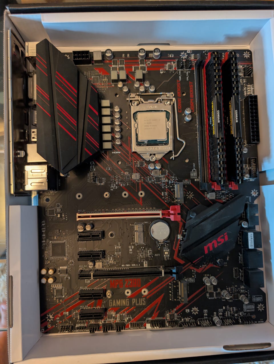 MPG Z390 Gaming Plus + i5-9600K + メモリセット MPG Z390 Gaming Plus + i5-9600K + メモリセット