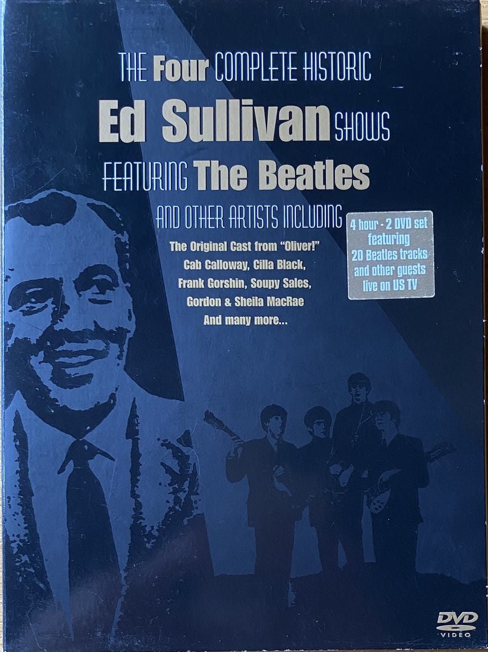 2-DVD The Beatles – The Four Complete Historic Ed Sullivan