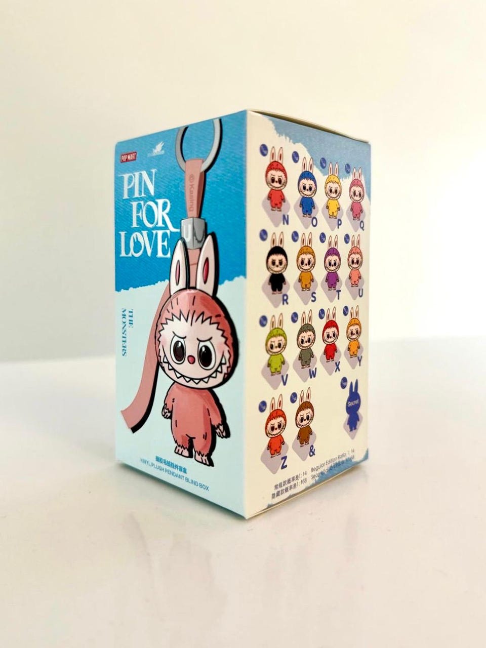 アイドル labubu pin for love N-Z THE MONSTERS Pin for Love Series-Vinyl Plush Pendant Blind
