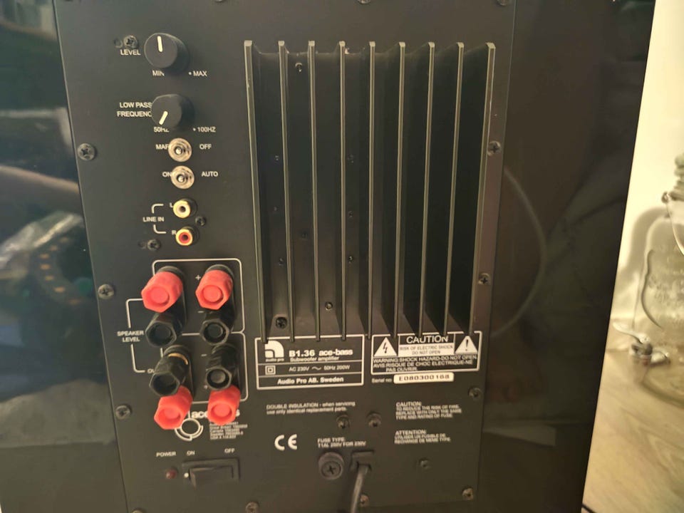 桃＊Audio pro B1.36 サブウーファー ace-bass 桃＊Audio pro B1.36 サブウーファー ace-bass Audio Pro B1.36