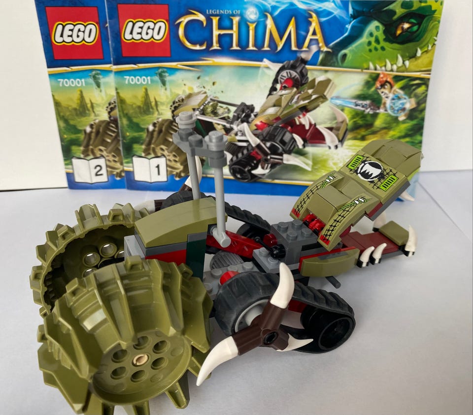 70001 LEGO CHIMA Crawley's Claw Ripper Tori