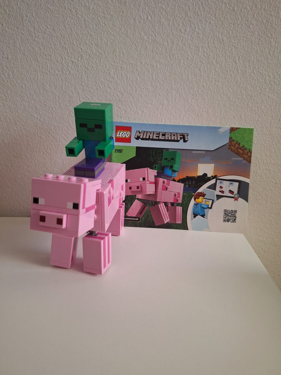 Lego Bigfig Minecraft Lego 21157 LEGO Minecraft: BigFig Pig With
