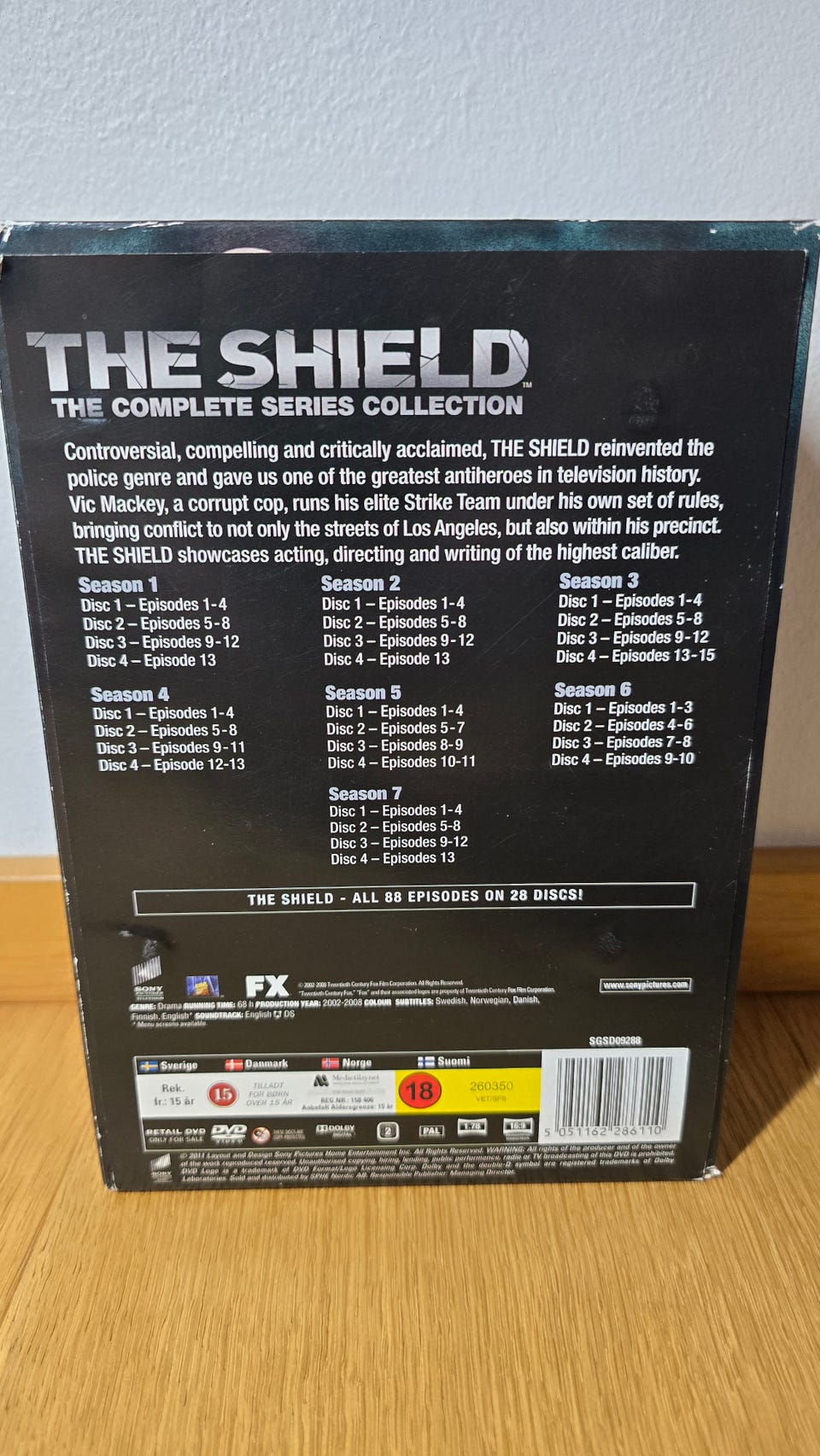 The Shield the complete series collection dvd Tori