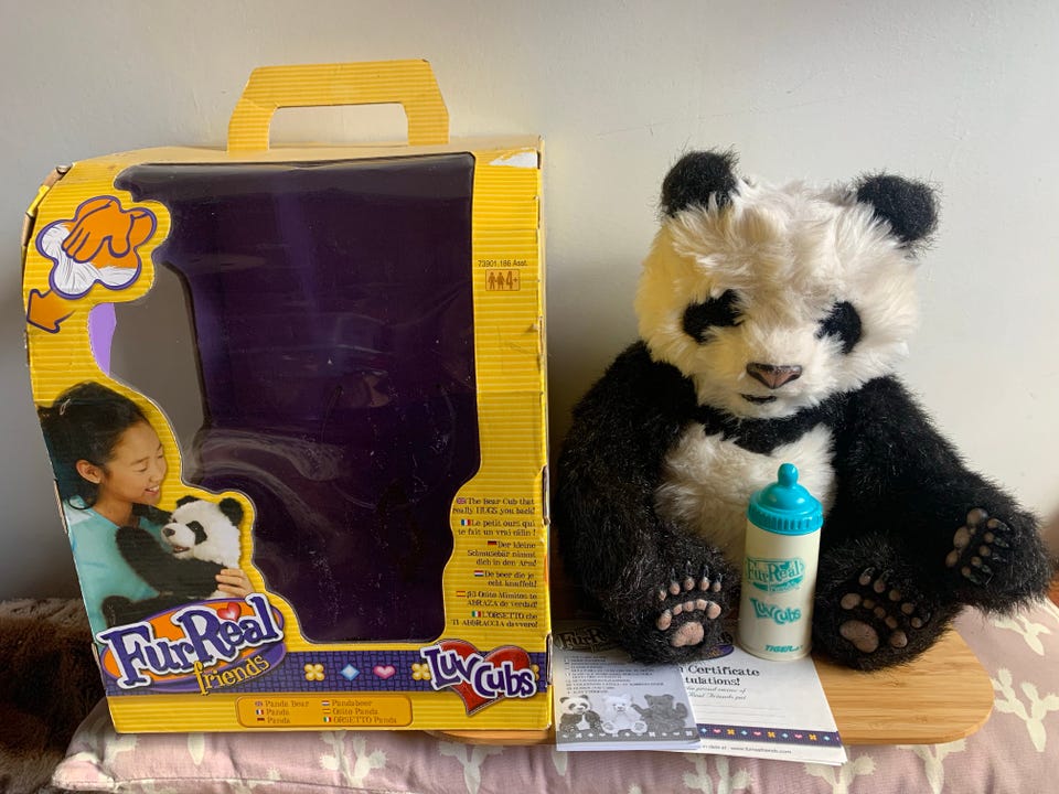 Hasbro 2004 FurReal friends: Luv Cubs panda Tori