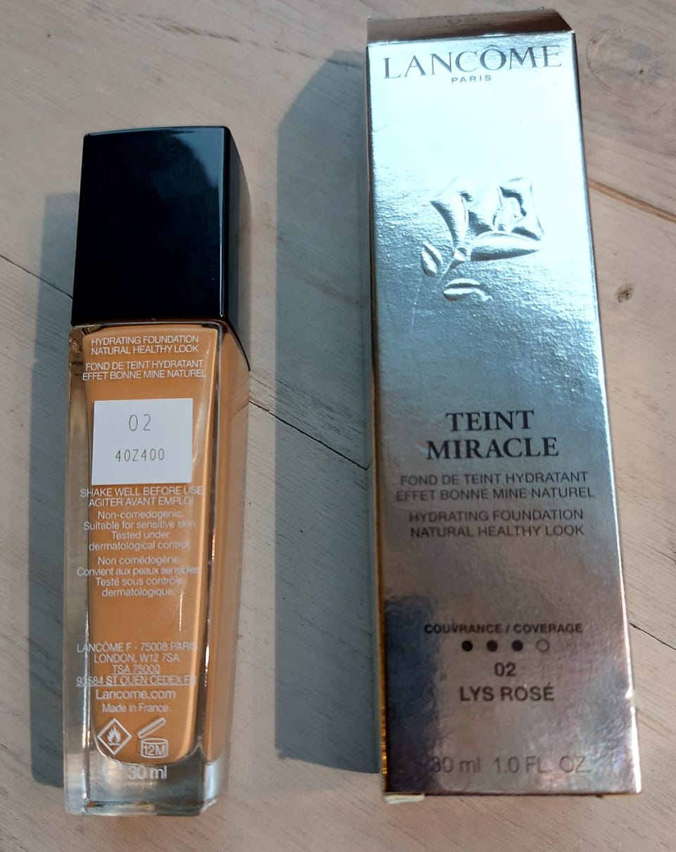 VARATTU Lancome Teint Miracle meikkivoide, sävy 02 Tori