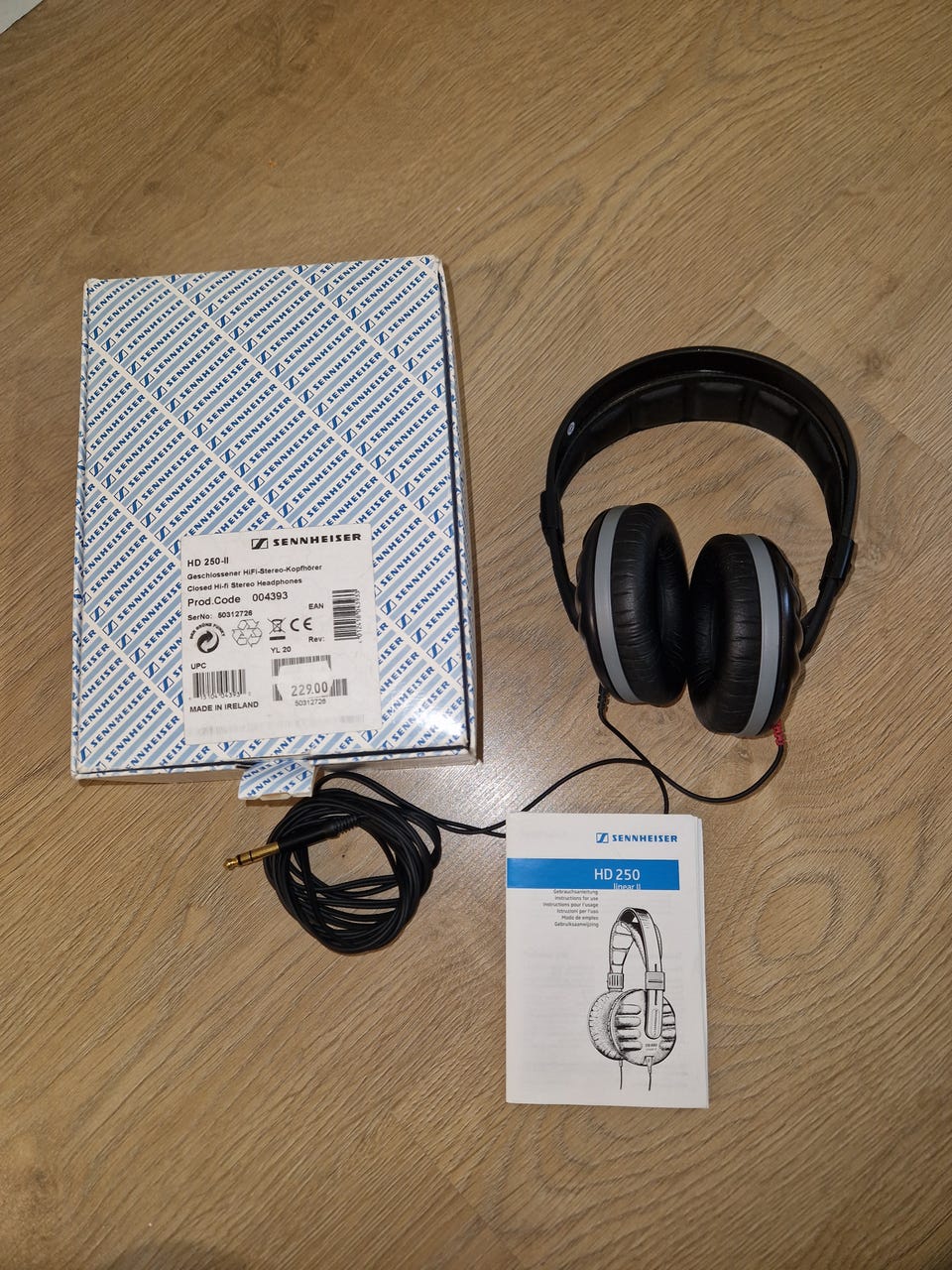 Sennheiser 250 linear II-stereokuulokkeet Tori
