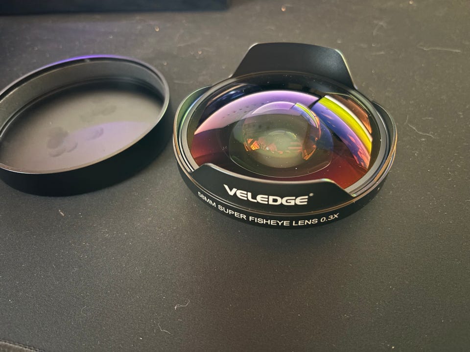Veledge Super Fisheye 0.3x 58 mm linssi. | Tori