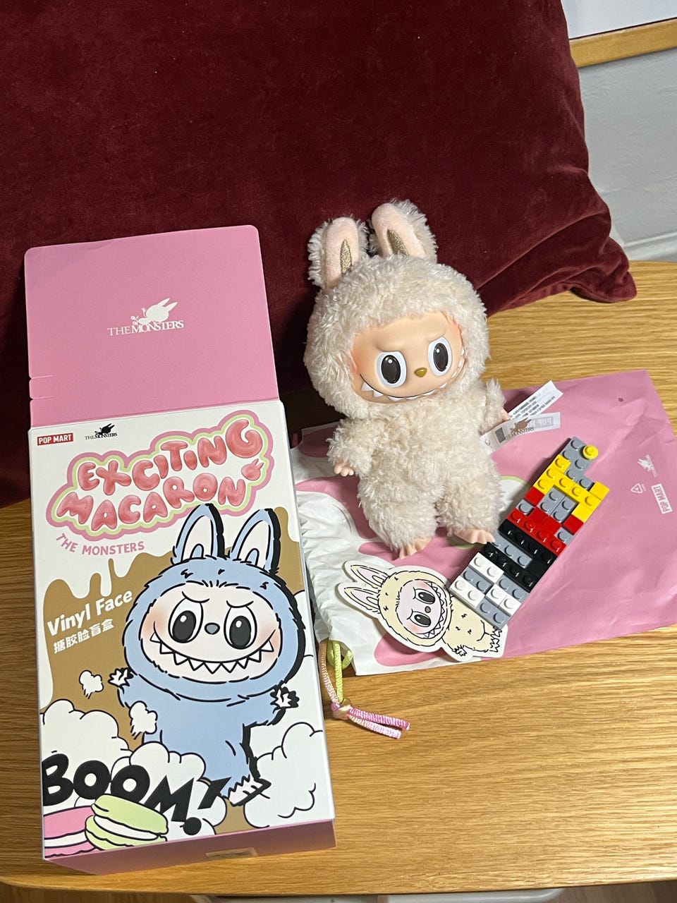 正規品 Labubu Exciting Macaron Soymilk Labubu Exciting Macaron : Soymilk | Labubu Originale