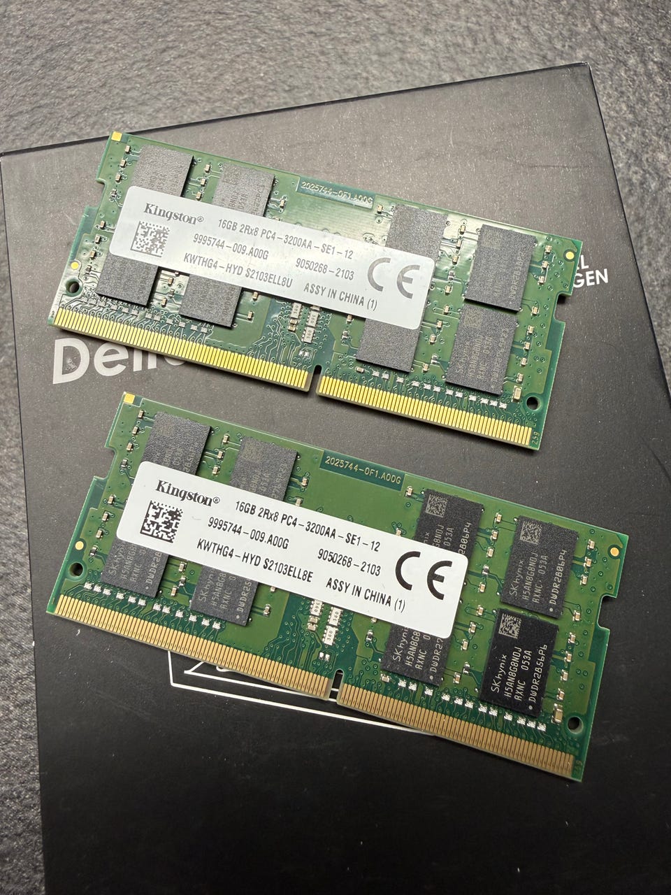 Kingston 2x16GB SODIMM DDR4 3200Mhz | Tori