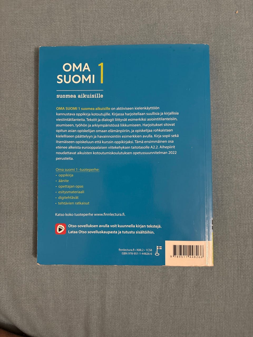Finn Lectura Oma suomi 1 oppikirja suomen kieli aikuisille | Tori