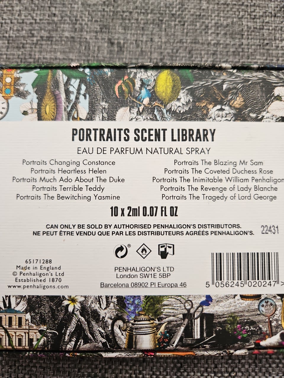 Penhaligon's scent library 10 x 2ml | Tori