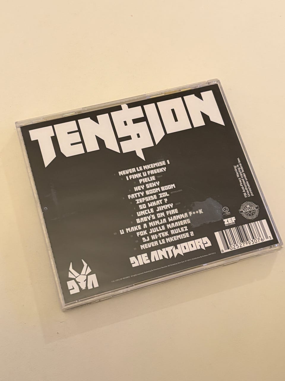 DIE ANTWOORD CDセット Die Antwoord – Ten$ion CD | Tori