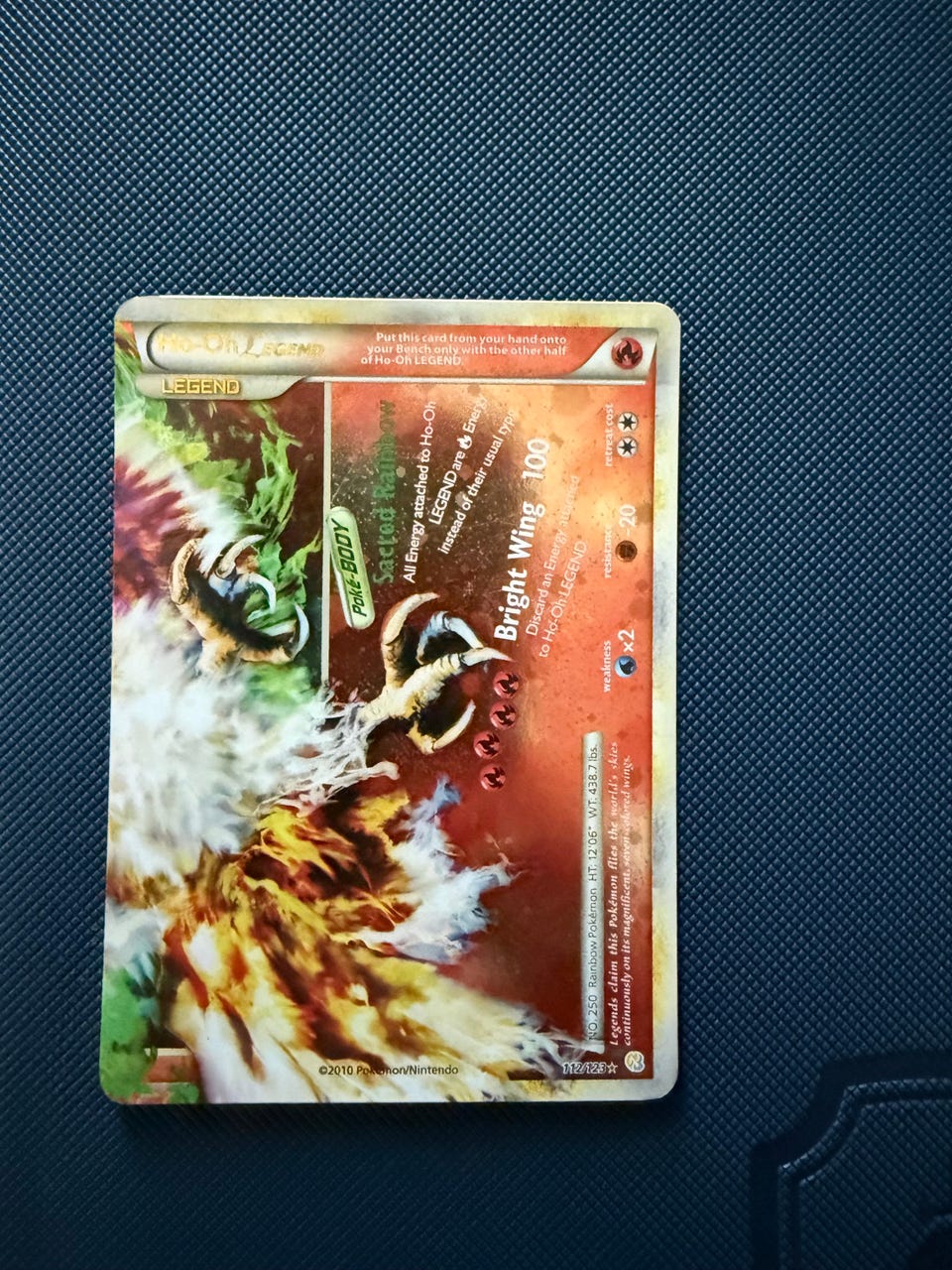 pokemon mythical cards Shining Ho-oh Pokemon Card Holographic Credit Card Holographic Credit Card  Skin – Anime Town Creations