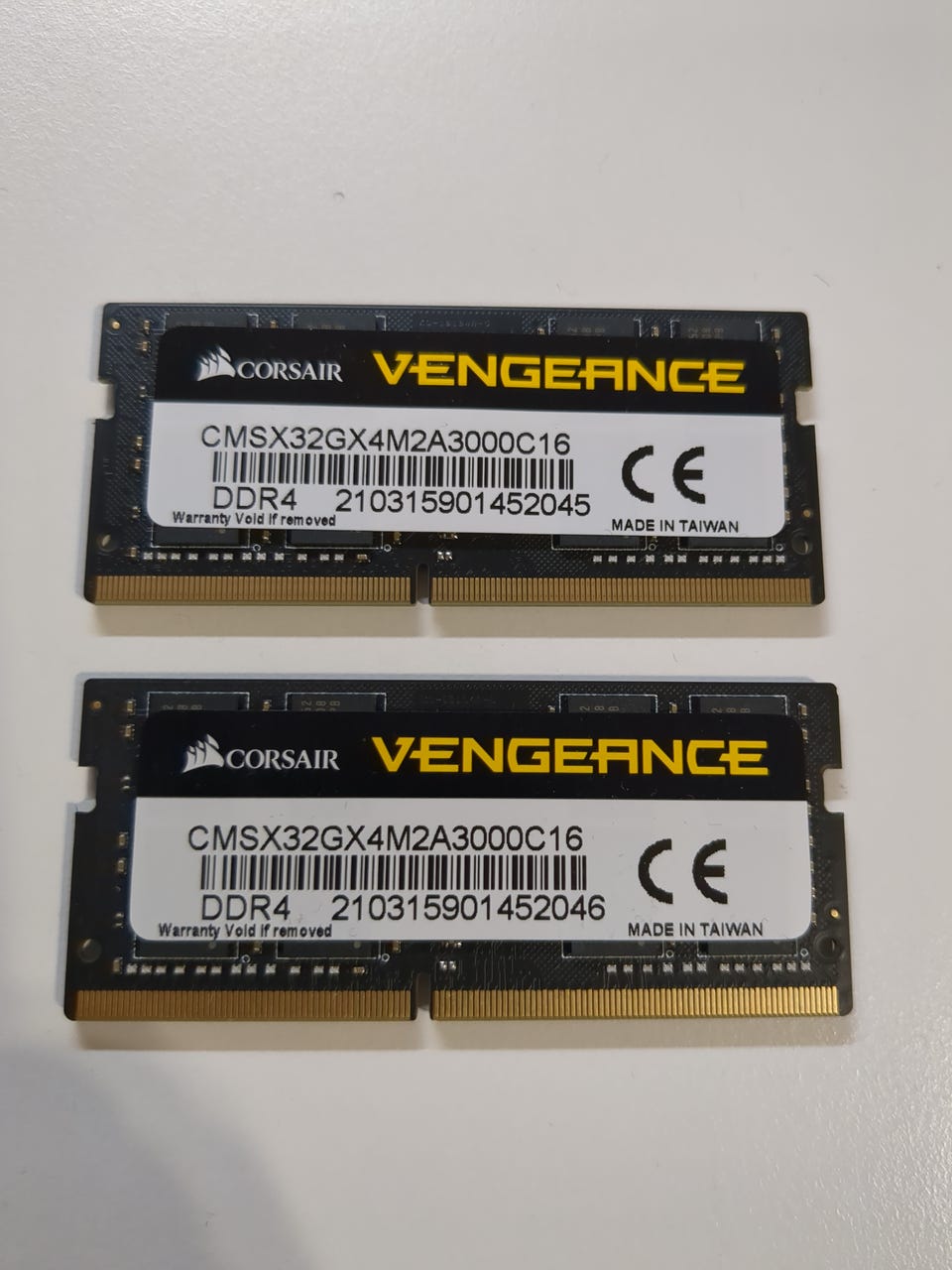 Corsair Vengeance 32GB (2 x 16GB) DDR4 SODIMM 3000MHz CL16 | Tori
