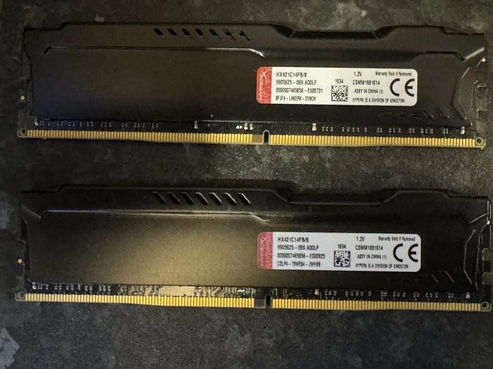HyperX Fury DDR4 16gb(2x8gb) 2666mhz | Tori