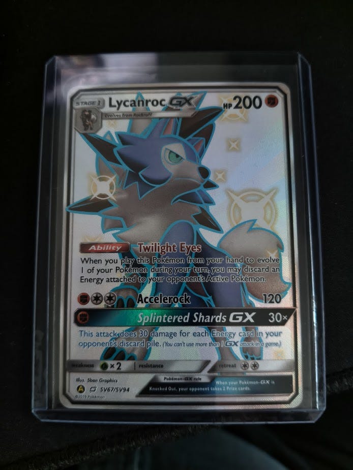 Pokemonkortti Lycanroc GX shiny HIF SV67 | Tori