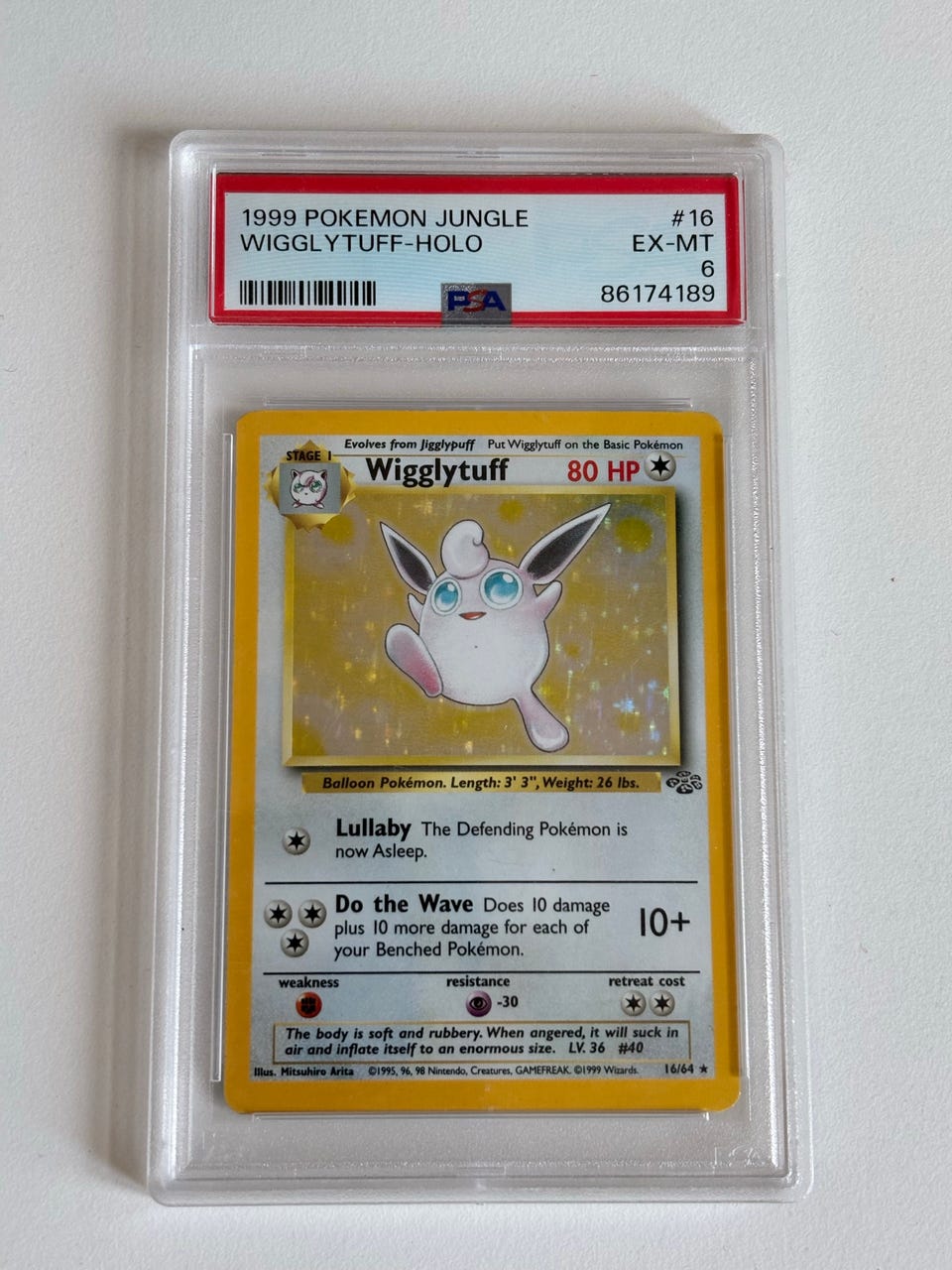 Wigglytuff Holo PSA 6 - 1999 Pokmon Jungle | Tori