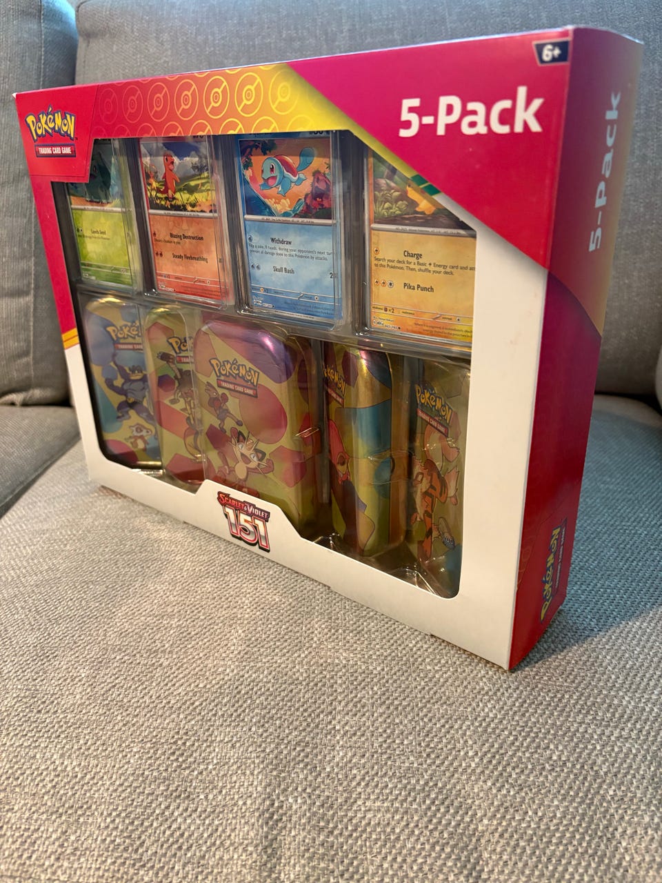 Pokémon 151: Costco 5-Pack Mini Tin Bundle sealed | Tori