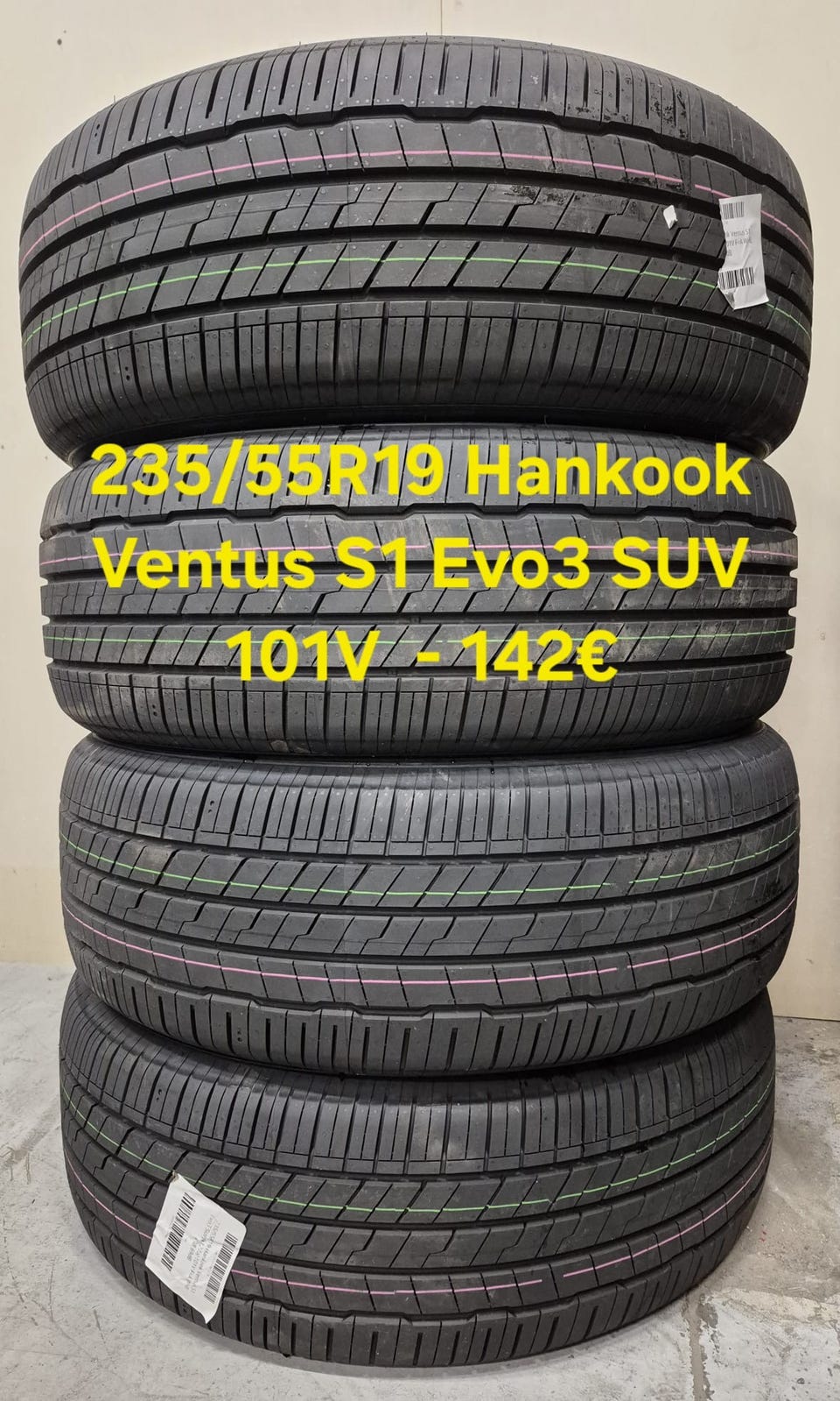 235/55R19 Hankook Ventus S1 Evo3 SUV 101V uudet | Tori