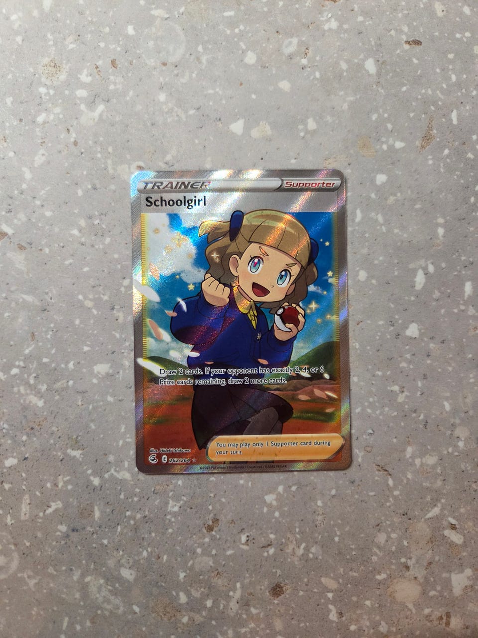 rainbow schoolgirl pokemon card price Shauna (Secret) - SWSH08: Fusion Strike