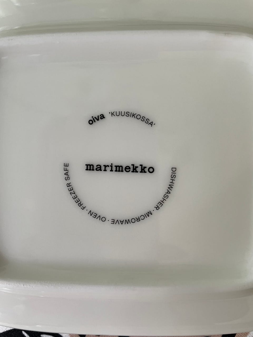 Marimekko Oiva Kuusikossa lautaset 15x12, 2 kpl | Tori