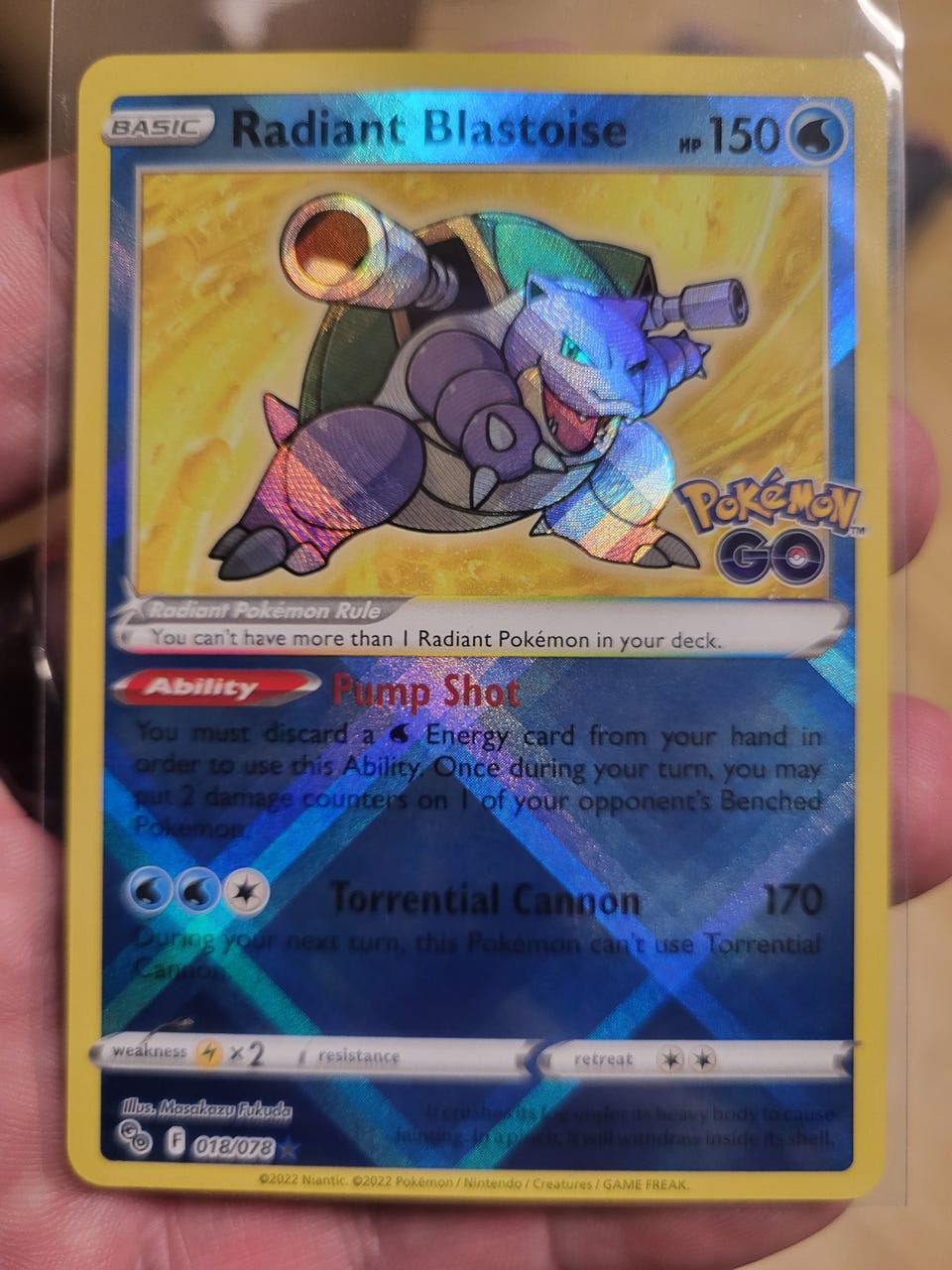 radiant blastoise pokemon go card price PSA 10 #015 CS5.5 Chinese Exclusive  GorillaTCG Commemorate your favorite Pokemon with this Radiant Blastoise 2022 Pokemon Go Holo #018 PSA Authenticated 10 Card Sold at Auction: 2022 Pokemon