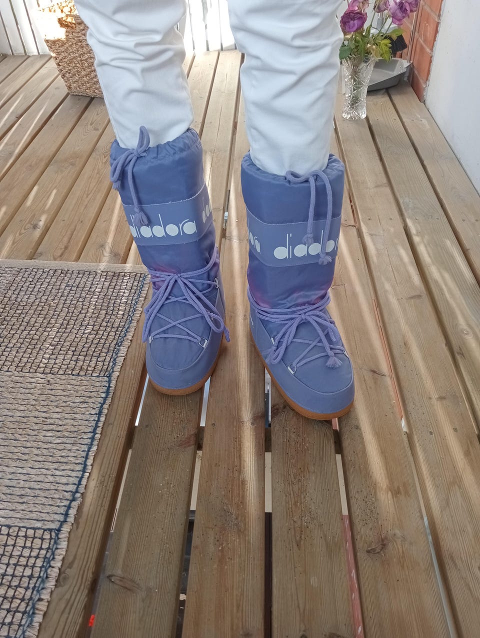 Diadora, Diadora moon boot -talvikengät koko 42 violetti , aidot kasarit