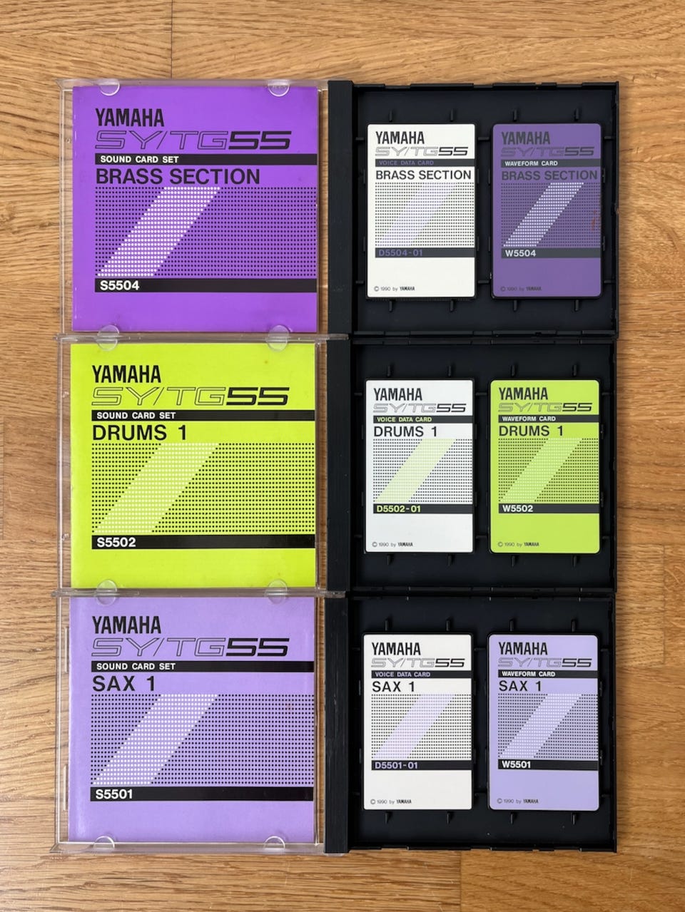 Yamaha SY55 / TG55 äänikortit Brass, Drums, Sax, Strings | Tori