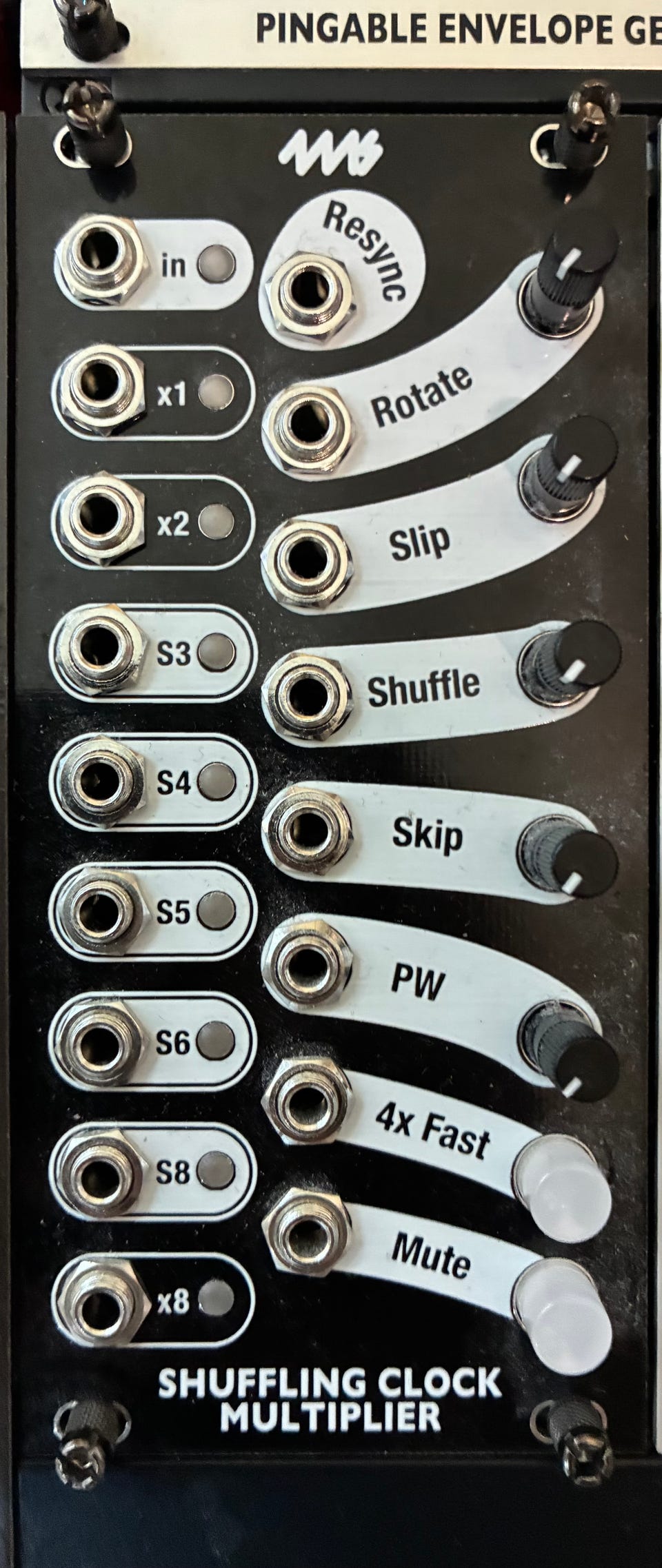 4ms shuffling clock multiplier + | Tori