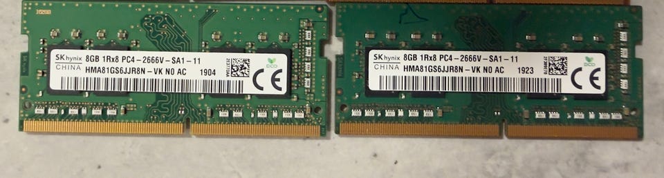 SK hynix 2 x 8 Gt DDR4-2666 SO-DIMM (16 Gt) | Tori