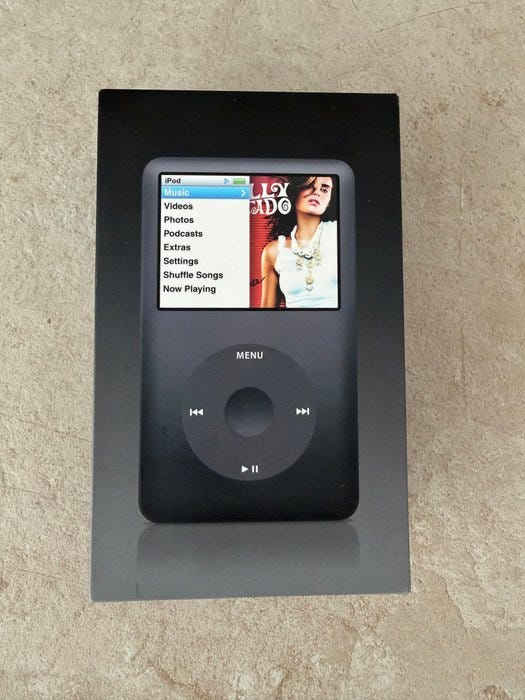 Apple - New battery iPod Classic 80 GB 6th Generation black iPod