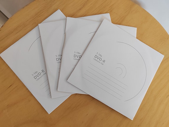 DVD-R levyjä 4kpl