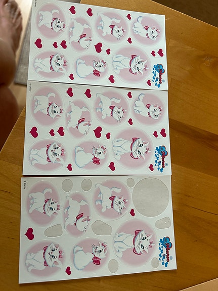 Disney Marie-kissa tarra-arkit