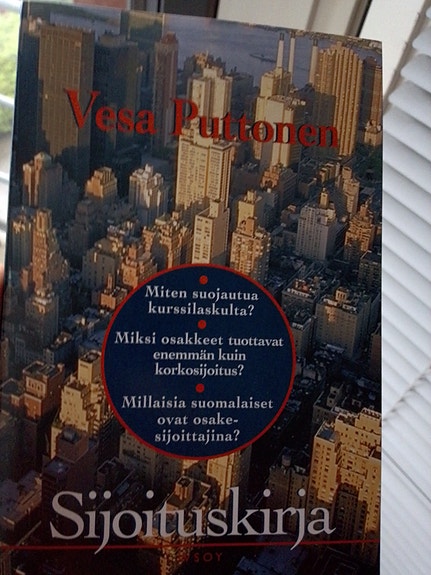 Vesa Puttonen Sijoituskirja