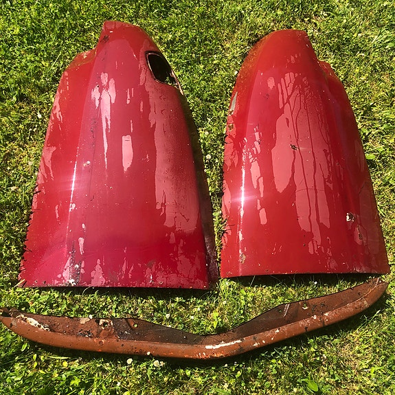 Citroen DS/ID takalokasuojat + rättärin etupuskuri.
