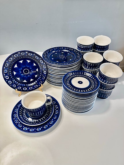 Arabia VALENCIA kahvikuppi+asetti