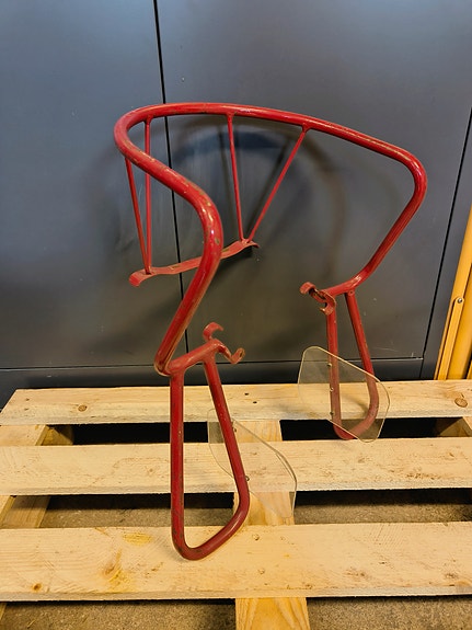 Vintage lastenistuin pyörään