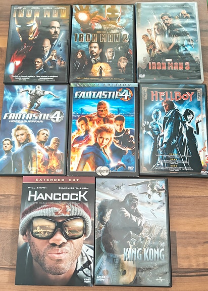 DVD Kokoelma Elokuvat Toiminta ja Seikkailu