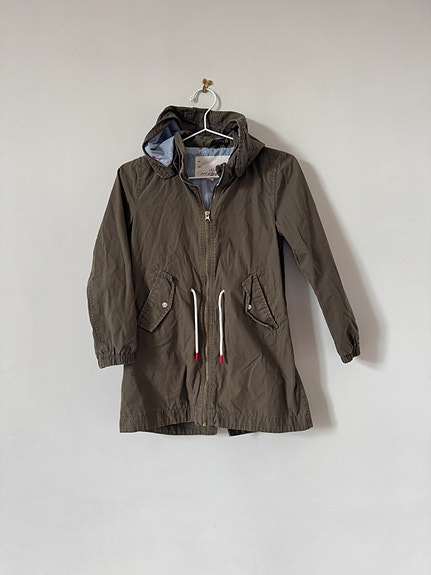 H&M Logg vihreä kevyt vuorellinen takki 134 cm