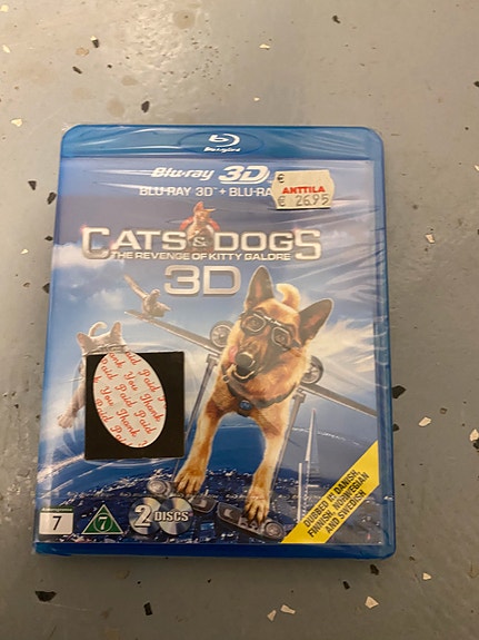 Cats And dogs 3D blu ray