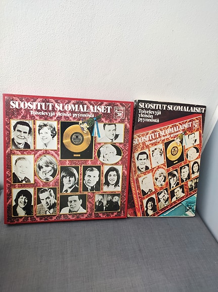Suositut suomalaiset musiikki kokoelma LP/C-kasetti